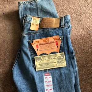 NWT Vintage Levi’s 501 Jeans 34 x 36